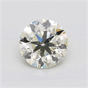 Natural Diamond 0.90 Carats, Round with Very Good Cut, M Color, SI1 Clarity and Certified by GIA