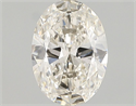 Natural Diamond 0.70 Carats, Oval with  Cut, J Color, VS2 Clarity and Certified by GIA
