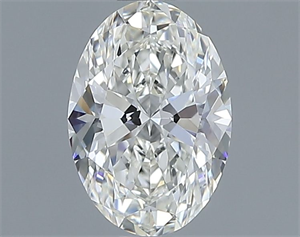 Picture of Natural Diamond 1.00 Carats, Oval with  Cut, H Color, VVS2 Clarity and Certified by IGI