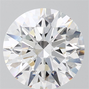 Picture of Lab Grown Diamond 3.70 Carats, Round with Excellent Cut, F Color, VS1 Clarity and Certified by GIA