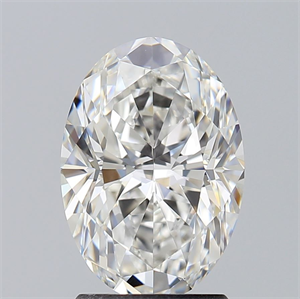 Foto Diamante Natural 1.81 quilates, Ovalado , Color G, claridad VVS2 y certificado GIA de