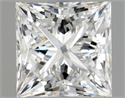 Natural Diamond 1.00 Carats, Princess with  Cut, E Color, VVS1 Clarity and Certified by GIA