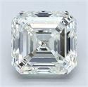 Natural Diamond 3.22 Carats, Asscher with  Cut, I Color, VS1 Clarity and Certified by GIA