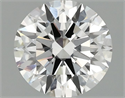 Del inventario de diamantes de laboratorio, 1.50 quilates, Redondo , Color F, claridad VS1 y certificado IGI