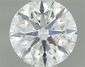 Picture of Natural Diamond 0.50 Carats, Round with Excellent Cut, H Color, VVS2 Clarity and Certified by GIA