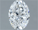 Natural Diamond 1.21 Carats, Oval with  Cut, E Color, SI1 Clarity and Certified by GIA
