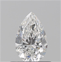 Diamante Natural 0.50 quilates, De pera , Color F, claridad VS1 y certificado GIA