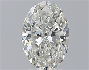 Picture of Natural Diamond 2.51 Carats, Oval with  Cut, I Color, SI2 Clarity and Certified by GIA