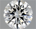 Diamante Natural 0.42 quilates, Redondo , Color D, claridad VS2 y certificado GIA