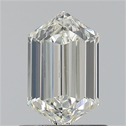 Picture of Natural Diamond 0.72 Carats, HEXAGONAL with  Cut, J Color, VS1 Clarity and Certified by GIA