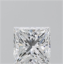 Natural Diamond 1.01 Carats, Princess with  Cut, E Color, VVS1 Clarity and Certified by GIA