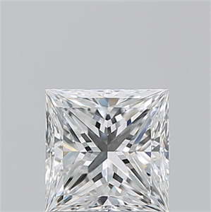 Picture of Natural Diamond 1.01 Carats, Princess with  Cut, E Color, VVS1 Clarity and Certified by GIA