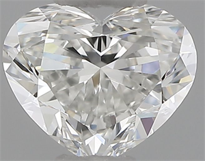 Picture of Natural Diamond 0.40 Carats, Heart with  Cut, G Color, VVS1 Clarity and Certified by IGI