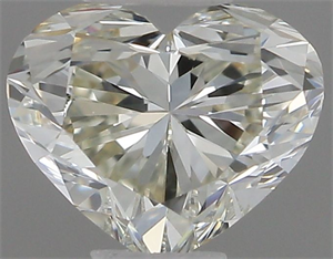 Picture of Natural Diamond 0.50 Carats, Heart with  Cut, J Color, VS2 Clarity and Certified by IGI