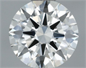 Natural Diamond 0.50 Carats, Round with Excellent Cut, H Color, VVS2 Clarity and Certified by IGI