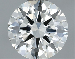 Picture of Natural Diamond 0.50 Carats, Round with Excellent Cut, H Color, VVS2 Clarity and Certified by IGI