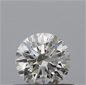Natural Diamond 0.43 Carats, Round with Excellent Cut, G Color, VVS2 Clarity and Certified by IGI