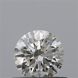 Picture of Natural Diamond 0.43 Carats, Round with Excellent Cut, G Color, VVS2 Clarity and Certified by IGI