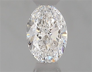 Foto Diamante Natural 0.40 quilates, Ovalado , Color D, claridad SI1 y certificado GIA de