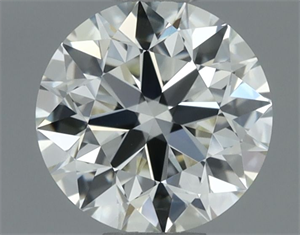 Picture of Natural Diamond 0.70 Carats, Round with Excellent Cut, I Color, VVS2 Clarity and Certified by IGI