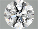 Lab Grown Diamond 2.52 Carats, Round with Excellent Cut, E Color, VVS2 Clarity and Certified by IGI