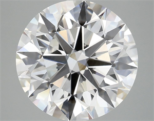 Picture of Lab Grown Diamond 5.09 Carats, Round with Excellent Cut, E Color, VS1 Clarity and Certified by IGI