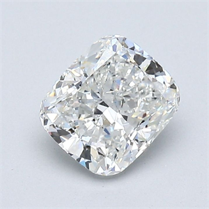 Foto Diamante Natural 1.01 quilates, Del cojín , Color F, claridad VVS2 y certificado GIA de