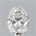 Natural Diamond 1.20 Carats, Oval with  Cut, G Color, VS2 Clarity and Certified by GIA