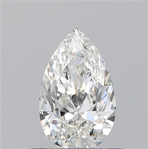 Picture of Natural Diamond 0.50 Carats, Pear with  Cut, H Color, VVS1 Clarity and Certified by GIA