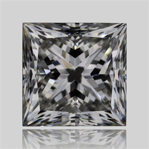 Foto Diamante Natural 2.51 quilates, Princesa , Color I, claridad VS1 y certificado GIA de