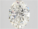 Natural Diamond 2.01 Carats, Oval with  Cut, G Color, VVS2 Clarity and Certified by GIA