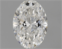 Diamante Natural 0.61 quilates, Ovalado , Color F, claridad SI1 y certificado GIA