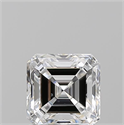 Natural Diamond 1.01 Carats, Asscher with  Cut, D Color, VS2 Clarity and Certified by GIA