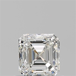 Foto Diamante Natural 0.70 quilates, Asscher , Color H, claridad IF y certificado GIA de