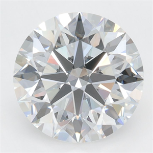 Picture of Lab Grown Diamond 4.01 Carats, Round with Excellent Cut, D Color, VVS1 Clarity and Certified by GIA