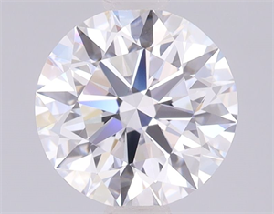 Picture of Lab Grown Diamond 1.42 Carats, Round with Ideal Cut, D Color, VVS2 Clarity and Certified by IGI