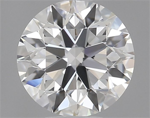 Foto Diamante Natural 0.62 quilates, Redondo , Color E, claridad IF y certificado GIA de