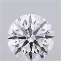 Lab Grown Diamond 5.01 Carats, Round with Ideal Cut, F Color, VVS2 Clarity and Certified by IGI