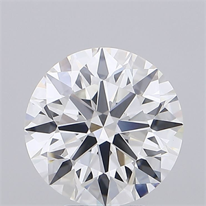 Picture of Lab Grown Diamond 5.01 Carats, Round with Ideal Cut, F Color, VVS2 Clarity and Certified by IGI