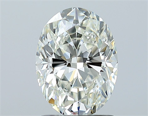 Picture of Natural Diamond 1.51 Carats, Oval with  Cut, J Color, VS1 Clarity and Certified by GIA