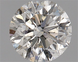 Picture of Natural Diamond 0.80 Carats, Round with Very Good Cut, K Color, SI2 Clarity and Certified by GIA