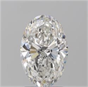 Natural Diamond 2.20 Carats, Oval with  Cut, G Color, VS2 Clarity and Certified by GIA