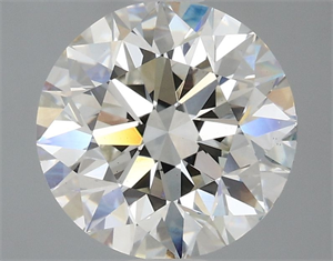 Picture of Lab Grown Diamond 3.10 Carats, Round with Excellent Cut, H Color, VS1 Clarity and Certified by IGI