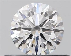Foto Diamante Natural 0.40 quilates, Redondo , Color D, claridad SI2 y certificado GIA de