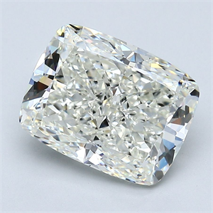 Foto Diamante Natural 4.01 quilates, Del cojín , Color J, claridad VS1 y certificado GIA de