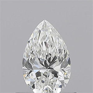 Picture of Natural Diamond 0.50 Carats, Pear with  Cut, F Color, VVS1 Clarity and Certified by GIA