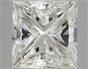 Natural Diamond 2.01 Carats, Princess with  Cut, I Color, VS1 Clarity and Certified by GIA