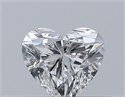 Natural Diamond 0.30 Carats, Heart with  Cut, G Color, VS2 Clarity and Certified by GIA