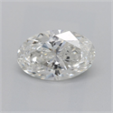 Diamante Natural 1.21 quilates, Ovalado , Color H, claridad SI2 y certificado GIA