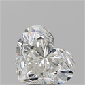 Natural Diamond 2.20 Carats, Heart with  Cut, H Color, SI1 Clarity and Certified by GIA